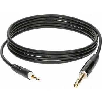 Audio kabel Kabel jack 3,5 mm - jack 6,3 mm Klotz AS-MJ-0150 1,5 m