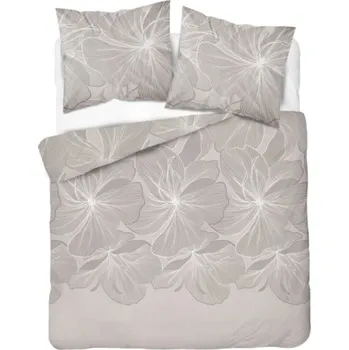 Povlečení Detexpol Francouzské 3 dílné povlečení HOME SATIN Camelia taupe 4244A 220x200, 2x 70x80