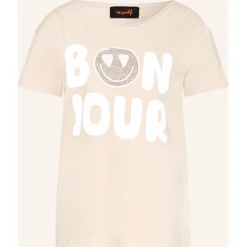 Dámské tričko Miss Goodlife Dámské Oversized Tričko S Ozdobnými Kamínky,...