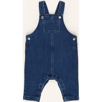 Pánské džíny Petit Bateau Džínové Kalhoty S Laclem pro miminko, tmavě...