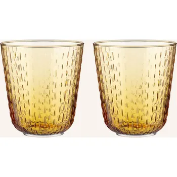 Sklenice Marimekko Sada 2 Sklenic Na Pití Syksy, tmavě žlutá