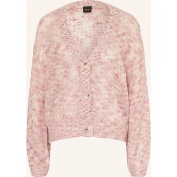 Dámský svetr Boss Dámský Pletený Kardigan Flarona, růžová / krémová /...