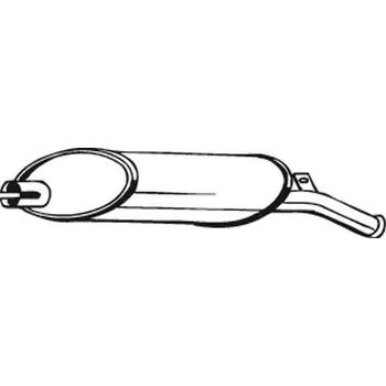 Výfukový systém Zadní tlumič výfuku BOSAL 200-925