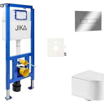 Klozet Závěsný wc set do lehkých stěn / předstěnová SAT SIKOJSREX72CR