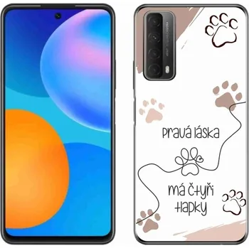Pouzdro na mobilní telefon Gelový kryt mmCase na Huawei P Smart (2021) - psí motiv 1 bílé pozadí