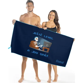 Bastard Ještě level rychleschnoucí osuška - modrá