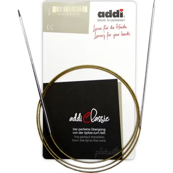 Jehlice Addi Kruhové jehlice Classic 80 cm / 3,5 mm (oblé špičky)