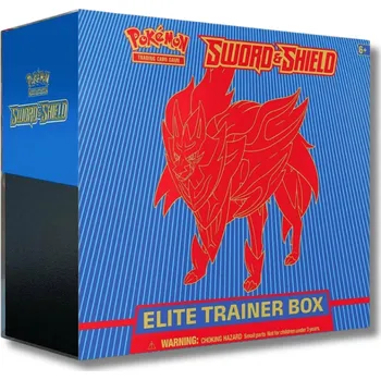 Sběratelská karetní hra Pokémon TCG Sword & Shield Elite Trainer Box - Zamazenta