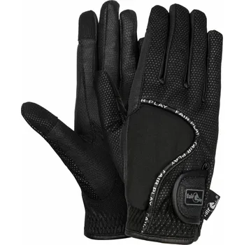Jezdecké rukavice Fair Play Jezdecké rukavice MAVIS Barva: Černá, Velikost: L