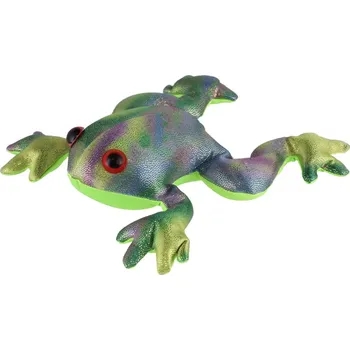 Hračka Teddies Žába plněná pískem 440 g mačkací antistresová látka 16 cm