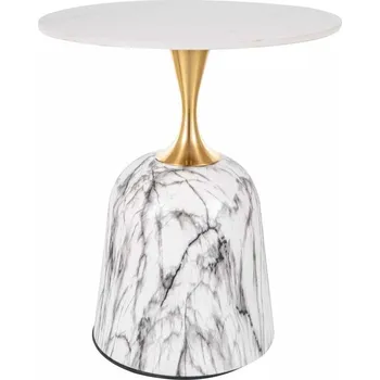 Konferenční stolek Konferenční stolek Arbent, mramor / zlatá