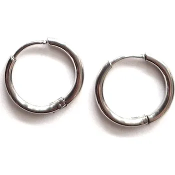 Dárková krabička SWITCH IT kroužky klasik sříbrné 20 mm základní ocelové kroužky