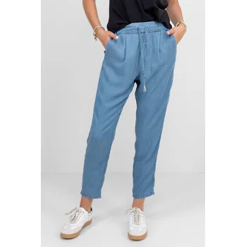 Dámské kalhoty Only dámské kalhoty Poptrash Charis z odlehčené džínoviny modré Velikost: M