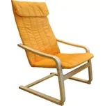 Křeslo LISA oranžové K79 - SLEVA 3% s kodem radost25