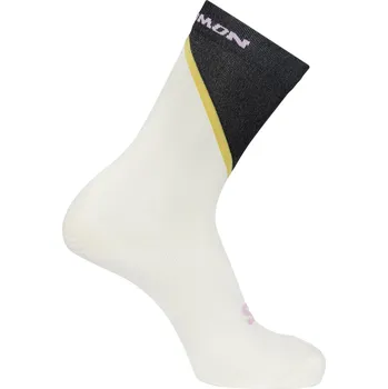 Dámské ponožky Salomon Pulse Crew LC2725600 - vanilla ice/cyclamen/cress green 39-41