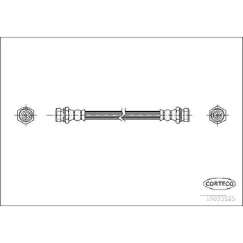Brzdová hadice Brzdová hadice CORTECO 19033525