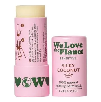 Péče o rty Přírodní balzám na rty Silky Coconut We Love the Planet 4,9 g