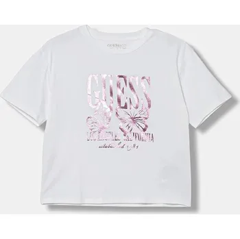 Dívčí tričko Dětské tričko Guess J5YI31.K6YW4.9BYA bílá 00X, vel. 167