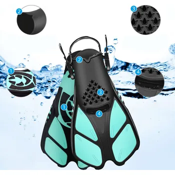 Ploutve PLOUTVE PRO POTÁPĚNÍ PLAVÁNÍ S/M REGULACE EU 42-47