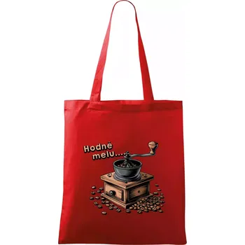 Hodně melu - Taška bavlněná - 42 x 38 cm ( Červená )