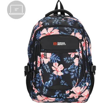 Městský batoh Enrico Benetti Santa Cruz 62038 Black Flower