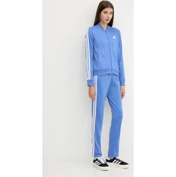 Tepláková souprava adidas Essentials 3-Stripes dámská, fialová barva, JX0508 50X, vel. M