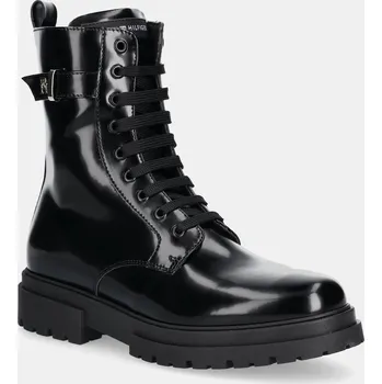 Dámské kozačky Dětské boty Tommy Hilfiger černá barva, T4A5-34028 T4A5.34028.35.40 99X, EUR 38