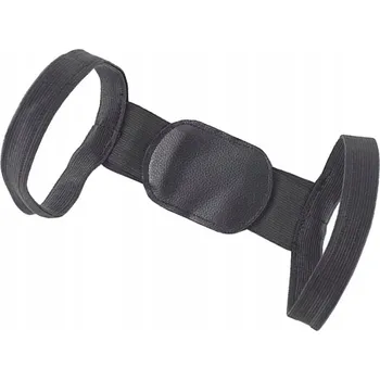 Korektor držení těla Popruhy na podporu horní části zad, 20 cm černý