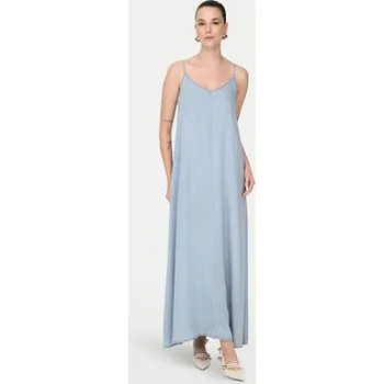 Dámské šaty ONLY Letní šaty Charis 15337932 Modrá Loose Fit XL