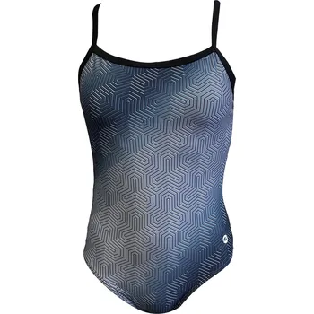 Dámské plavky Dámské jednodílné plavky RAS Metal Active Back černé, velikost 40