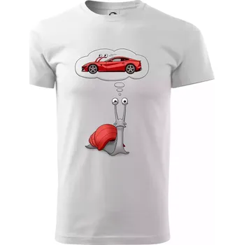 Pánské tričko Nesplnitelný sen (Hana-creative) - Triko extra velké (5-8XL) - 8XL ( Bílá )