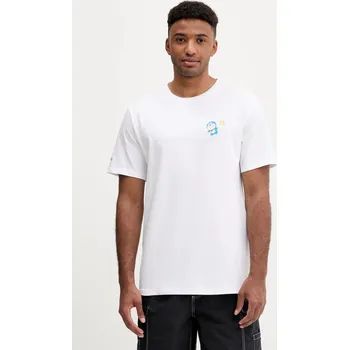 Pánská móda Bavlněné tričko Converse X DORAEMON GRAPHIC 10028893.A01 bílá 00A, vel. M