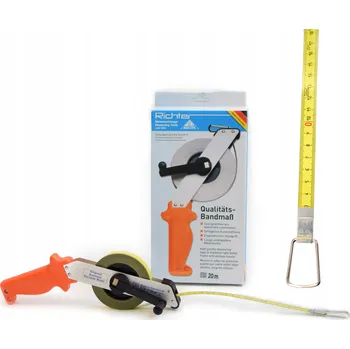 metr Měřicí pásmo svinovací metr Richter ocel 414G-SR 20 m