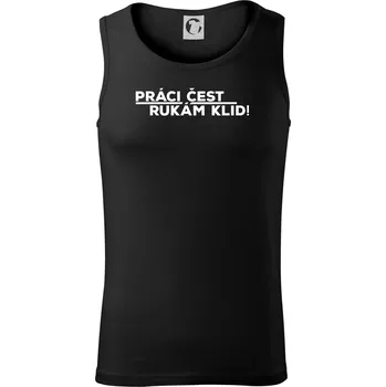 Pánské termoprádlo Práci čest a rukám klid - Tílko pánské Core - S ( Černá )