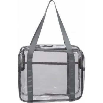 Kosmetická taška VELKÁ PRŮHLEDNÁ KOSMETICKÁ TAŠKA CESTOVNÍ ORGANIZÉR