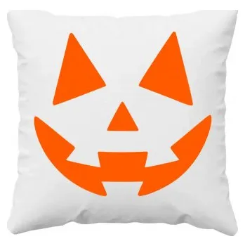 Žertovný předmět Halloween - polštář s potiskem- Tričkový.cz