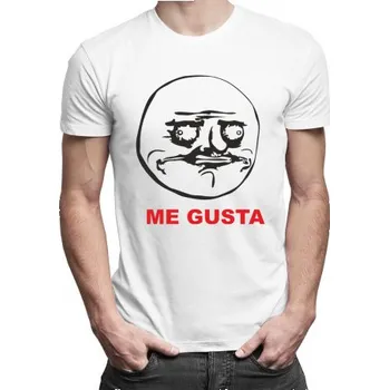 Žertovný předmět Me Gusta - pánské tričko s potiskem- Tričkový.cz