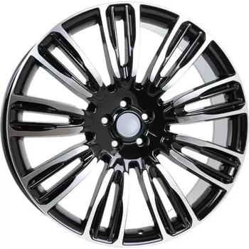 Alu kolo Alu kola Racing Line XE136, 22x9.5 5x120 ET42.5, černá + leštění (zátěžová) vhodné pro Land Rover Range Rover (od 2023), Land Rover Range Rover Sport (od 2023)