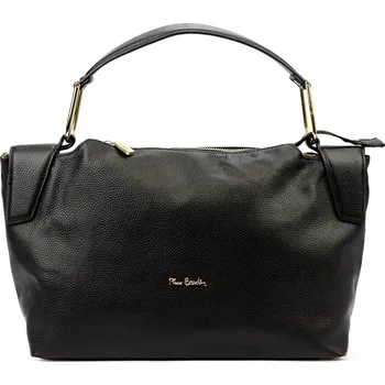 Kabelka Kožená kufříková kabelka Pierre Cardin 55091 FRZ černá