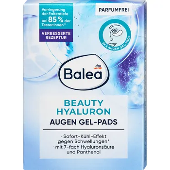 Pleťová maska Balea Beauty Hyaluron oční polštářky
