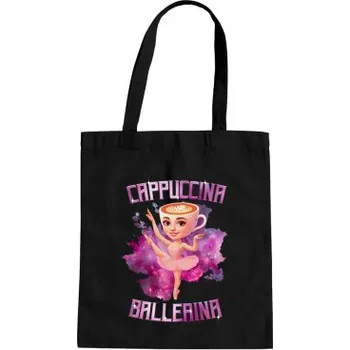 Žertovný předmět Ballerina Cappuccina - Italian Brainrot - taška s potiskem- Tričkový.cz
