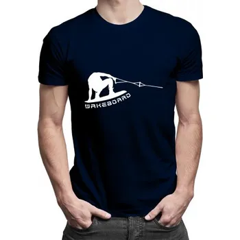 Žertovný předmět Wakeboard tail grab - pánské tričko s potiskem- Tričkový.cz