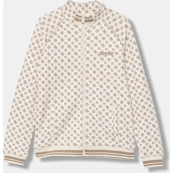 Chlapecká mikina Dětská mikina Guess béžová barva, vzorovaná, J5YQ33 KB212 J5YQ33.KB212.9BYA 01X, vel. 158-166