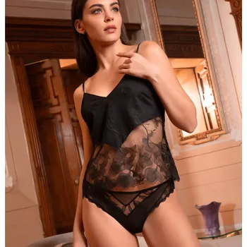 Souprava dámského spodního prádla Top LISE CHARMEL (ALJ4255-02), Velikost M, Barva černá