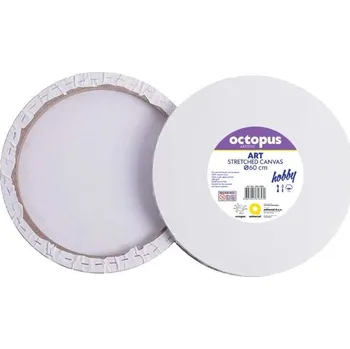 Textilie Malířské plátno kruhové OCTOPUS Hobby 280 g průměr 60 cm