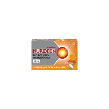 Lék na bolest, zánět a horečku Nurofen pro děti 60mg sup.10