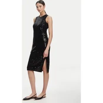 Dámské šaty Marella Koktejlové šaty Adetto 2523326024 Černá Regular Fit XXL