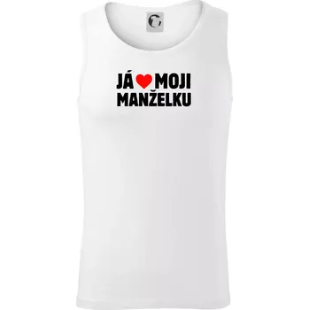 Já miluju svojí manželku - Tílko pánské Core - 2XL ( Bílá )