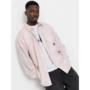 Pánská košile Carhartt WIP Irwin (air pink) M, růžová
