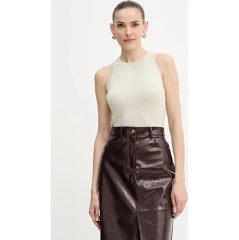 Top Liu Jo béžová barva, UF5277.MA76Q 01A, vel. M